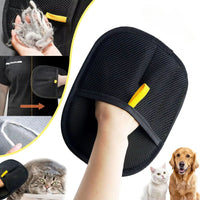 FurEase™ Premium Double-Sided Pet Grooming Gloves